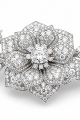 diamond flower jewlary
